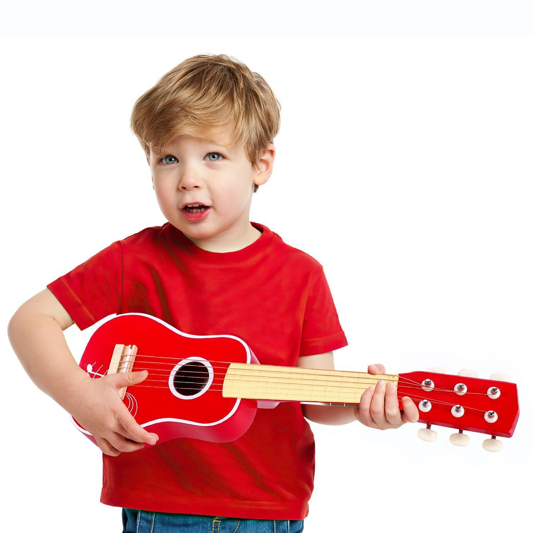 SOKA RED GUITAR WOODEN