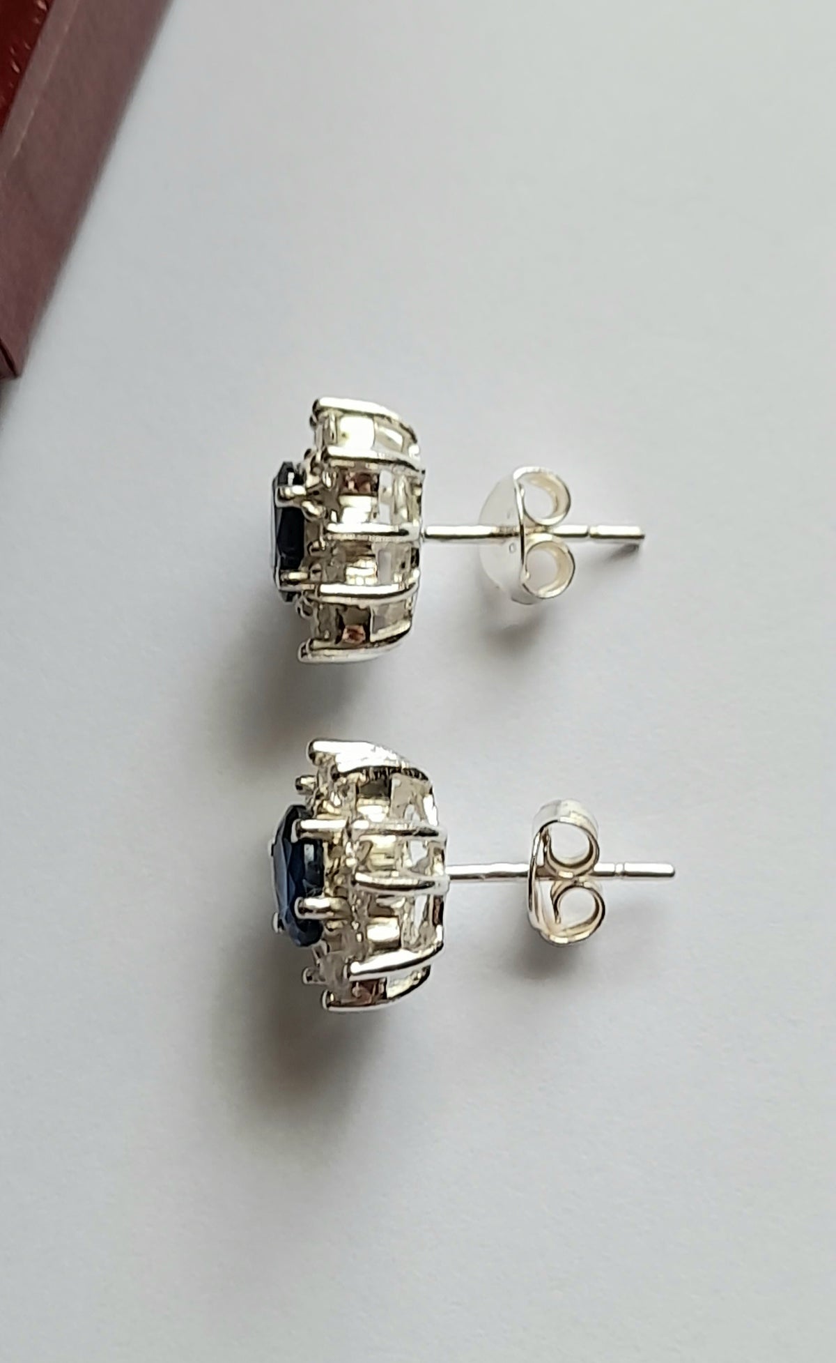 Princess Diana Inspired Earrings: Elevate Your Elegance with Blue Simulated Sapphire in 925 Sterling Silver