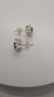 Princess Diana Inspired Earrings: Elevate Your Elegance with Blue Simulated Sapphire in 925 Sterling Silver