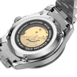 NAKZEN Men Japan NH35 Movement Automatic Mechanical Diamond Stainless Steel Bracelet Watches Relogio Masculino 6013