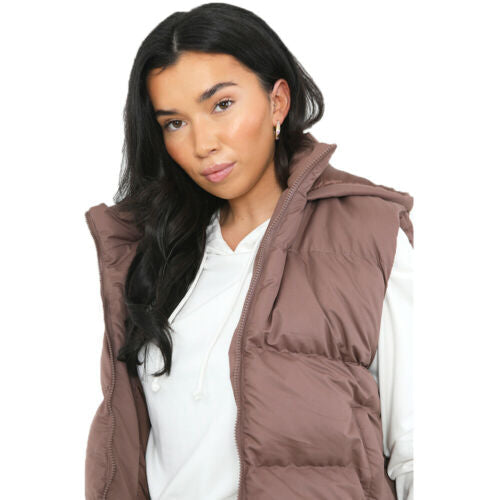 Ladies Brave Soul Mila Padded Gilet(UK 🇬🇧 delivery Only)