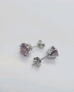 Lab Creat 2.0 Ctw Diamond Test Passed Brilliant Cut VVS1  Stud Platininum Plated