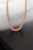 14 Ct Rose Gold Filled 5 mm Rolo Curb Chain Necklace 20 Inch 