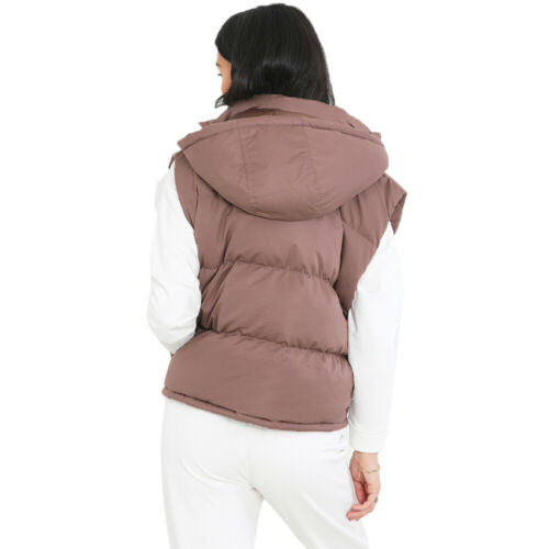 Ladies Brave Soul Mila Padded Gilet(UK 🇬🇧 delivery Only)