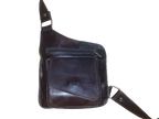 Artisan natural leather small chest bag