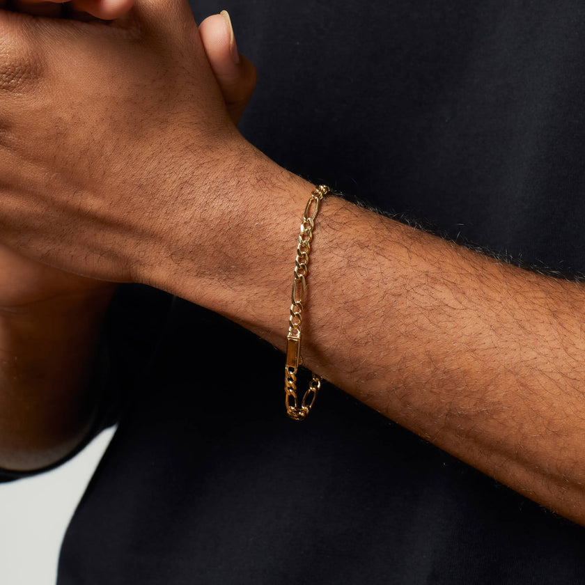 Fred Bennett Figaro Chain Bracelet with Box Lock Clasp-1
