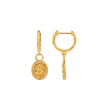 Laura Ashley Fashion Baythorne Roses Assembled Hoop Earrings-0