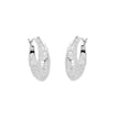 Laura Ashley Fashion Powley Lace Hoop Earrings-3