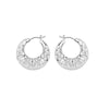 Laura Ashley Fashion Powley Lace Hoop Earrings-0