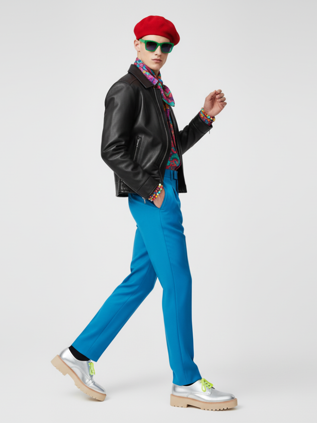Men's Faux Leather Jacket SOHO COUTURE BYMANYC ® New York-0