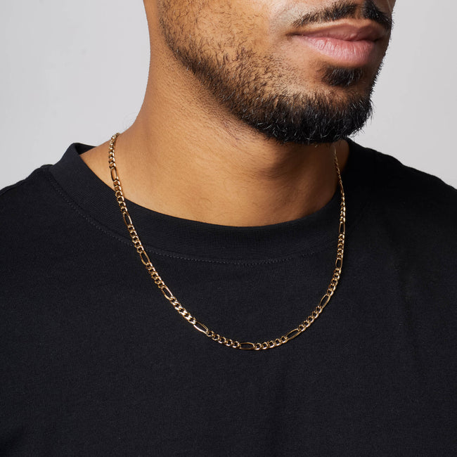Fred Bennett Figaro Chain Necklace with Box Lock Clasp-1