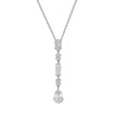 Diamonfire Elongated Half Bezel Pendant-0