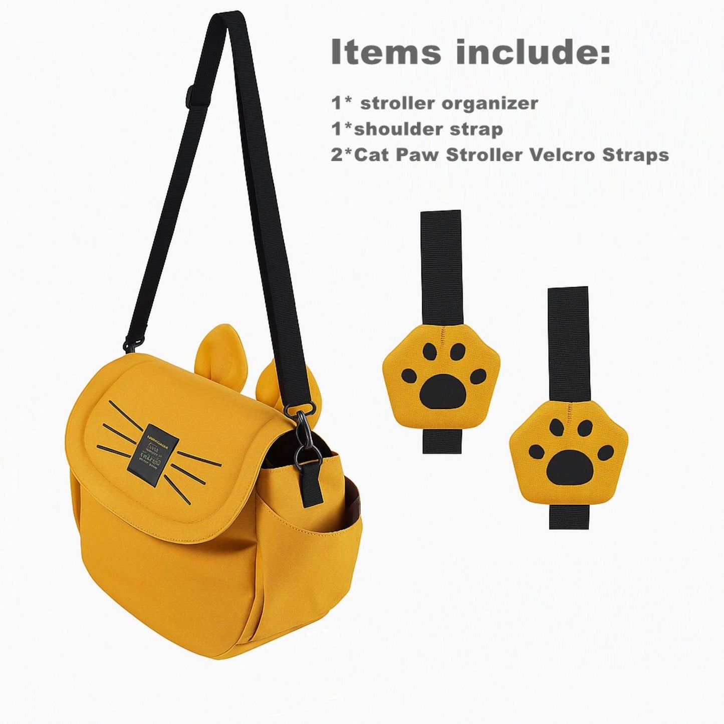 Kitty Paws Stroller Organizer