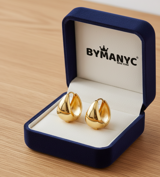 Sculptural Huggie Hoop Earrings SOHO BYMANYC ® New York