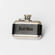 Fred Bennett Black Leather 3oz Hip Flask-2