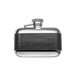 Fred Bennett Black Leather 3oz Hip Flask-0