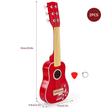 SOKA RED GUITAR WOODEN