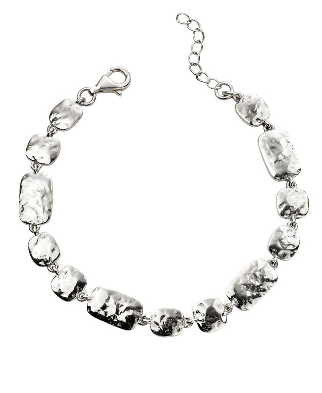 Beginnings Hammered Multi Link Bracelet-0