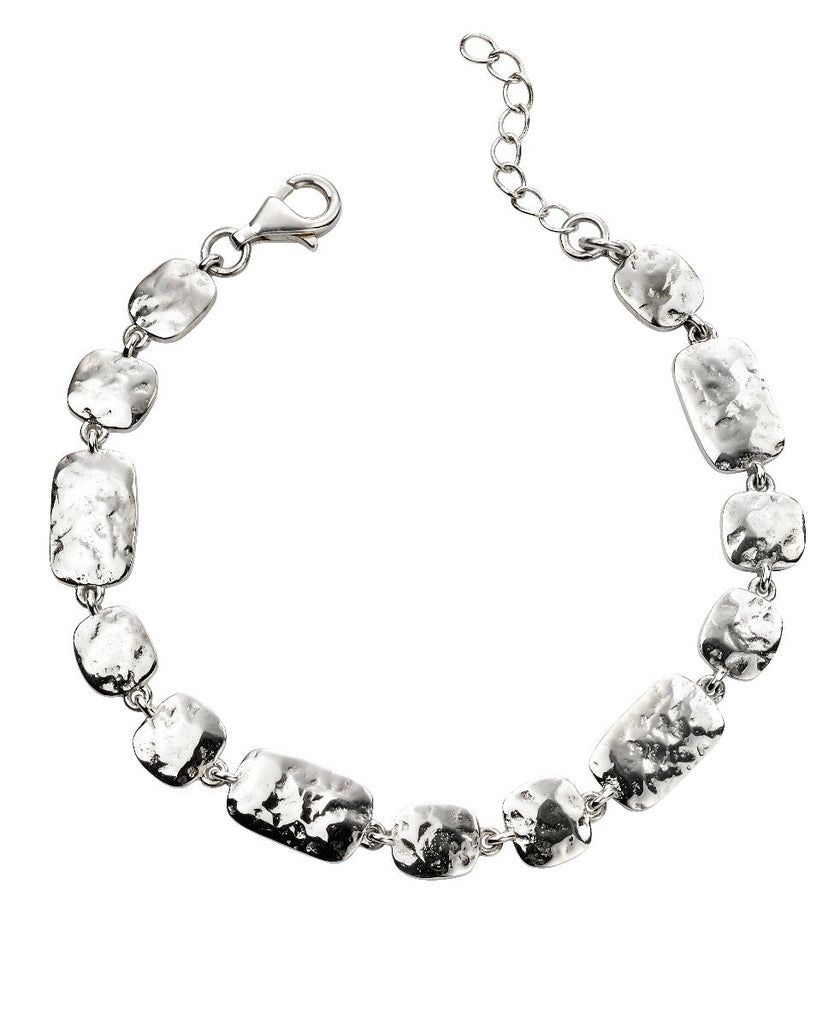 Beginnings Hammered Multi Link Bracelet-0