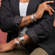 Beginnings Twisted Rope Textured Bangle-4