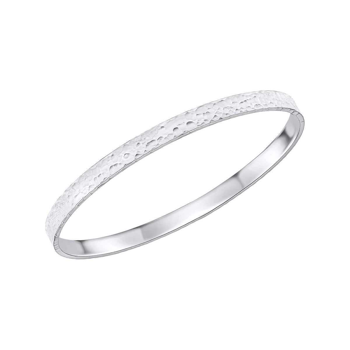Beginnings Hammered Texture Bangle-0