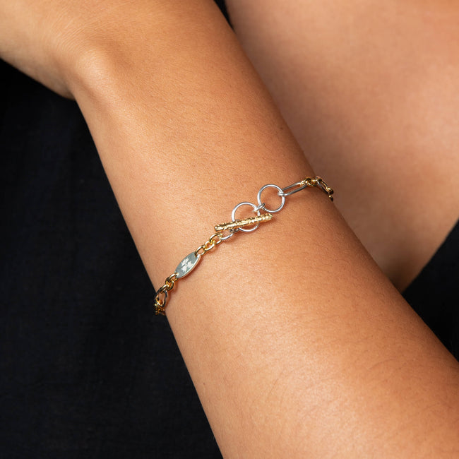 Laura Ashley Fashion T-Bar Bracelet-1