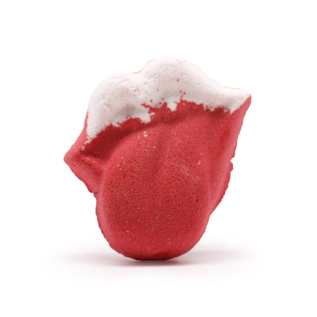 Lips Bathbomb Raspberry and Pomegranate with Foaming Solution 60g