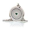 Aromatherapy Diffuser Necklace - Diamonds Heart 30mm[UK delivery]