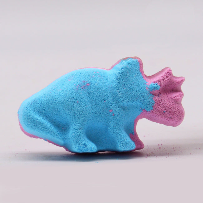 Dinosaur Bathbomb 80g aroma of Blueberry and Foaming Solution