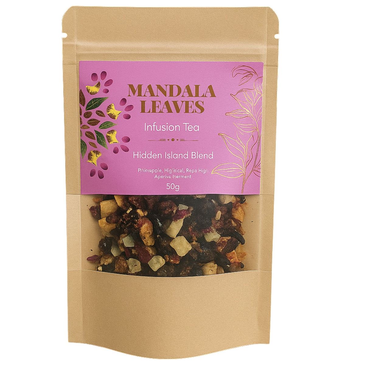 50g Hidden Islands Blend Tea Pina Colada Infushion