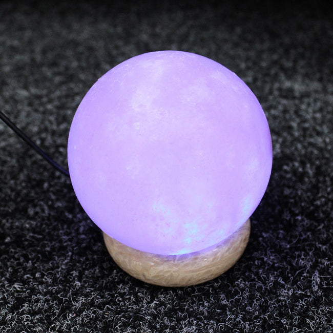 Quality USB Ball Himalayan Salt Lamp - 8 cm Multicoulore