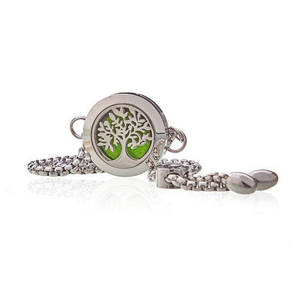 Aromatherapy Energy Jewellery Chain Bracelet - Tree of Life - 20mm[UK delivery