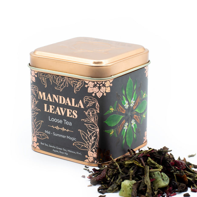 50g Mid-summer Magic Red tea and Sencha green tea