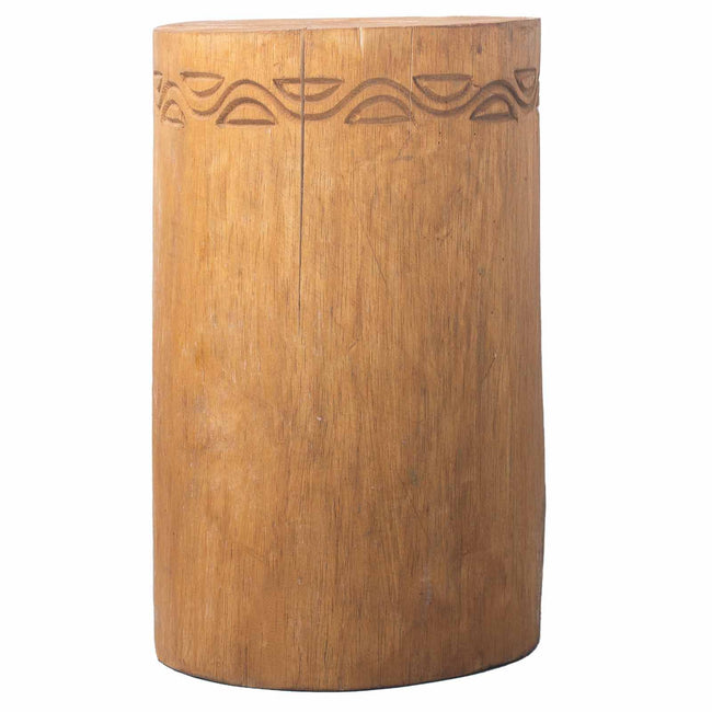 Tribal Stool / Table -  Albasia wood - Natural