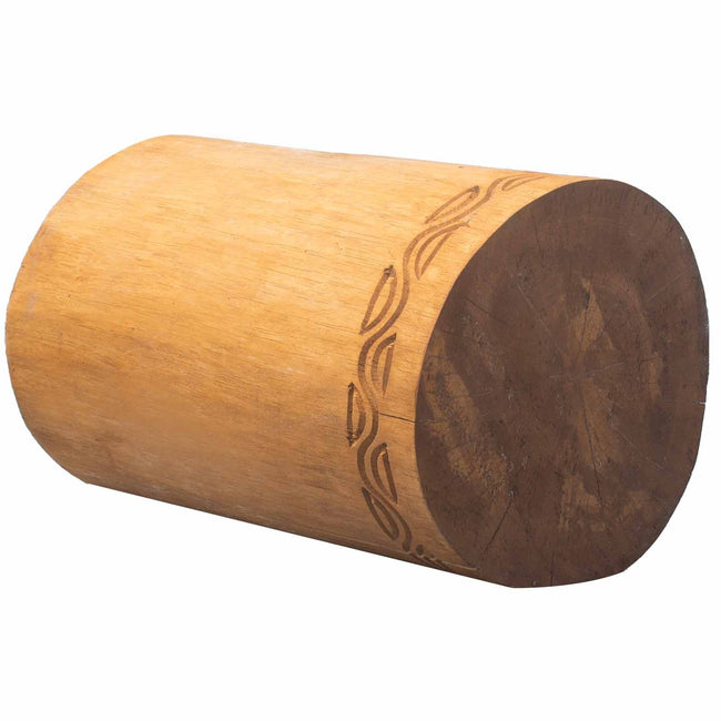 Tribal Stool / Table -  Albasia wood - Natural