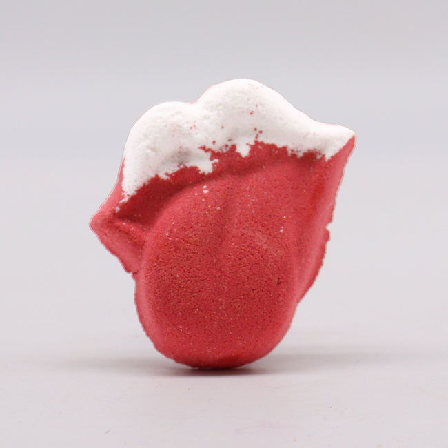 Lips Bathbomb Raspberry and Pomegranate with Foaming Solution 60g