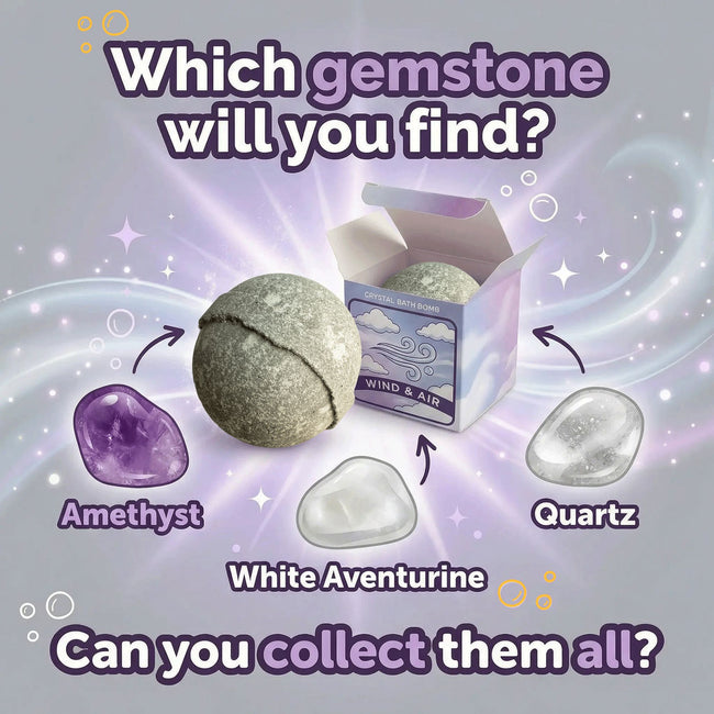 Elemental Crystal Refreshing Bath Bomb - Air
