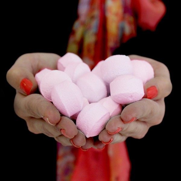 1.3Kg Box of Chill Pills (Mini Bath Bombs) - Rose [Free UK Delivery]