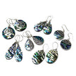 Shell & 925 Silver Earrings - Dragonflies - Abalone [ UK delivery]
