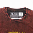 Nomad Sari Stonewashed Cotton T-Shirt - Dragon Mandala - Maroon - Small