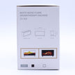 Flame Effect Aroma Diffuser with Birdsound - Black USB - Colour Change