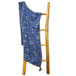 Nomad Sari Pareo – Sea Blue & Gold Fish Print 180 / 110