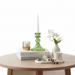 Vintage Dinner Candle Holder - Garden Jade