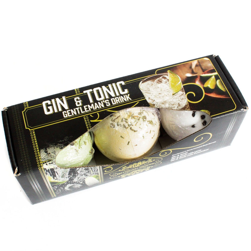 Set of Three Gin & Tonic Bath Bombs [Free UK delivery]