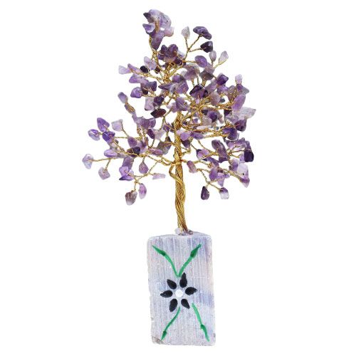 Amethyst Stone Gemstone Lucky Tree High Energy! Gift Ideas