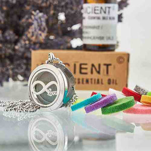 Aromatherapy Diffuser Ball Beads Necklace - Infinity Love 25mm