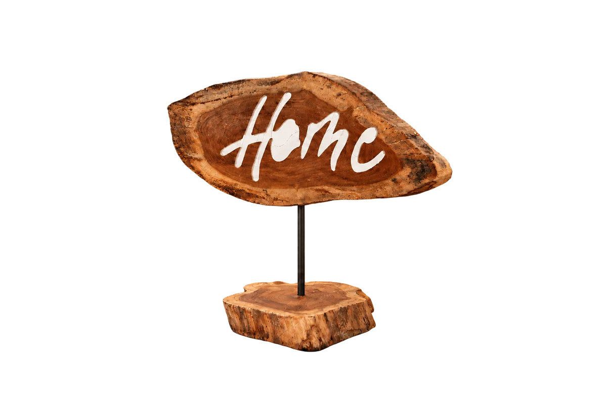 Candle Holder Sign - Home