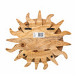Sunrays & Moon 3 Tier Artisan Wall Shelf Solid Wood