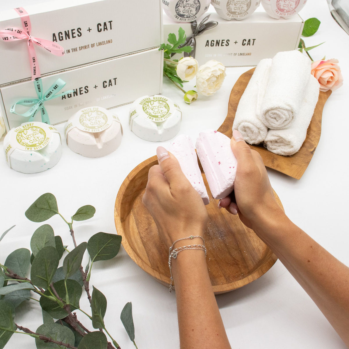 Agnes + Cat Floral & Citrus Bath Fizzer Gift Set