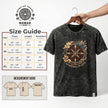 Nomad Sari Stonewashed Cotton T-Shirt - Rebel - Charcoal - Large